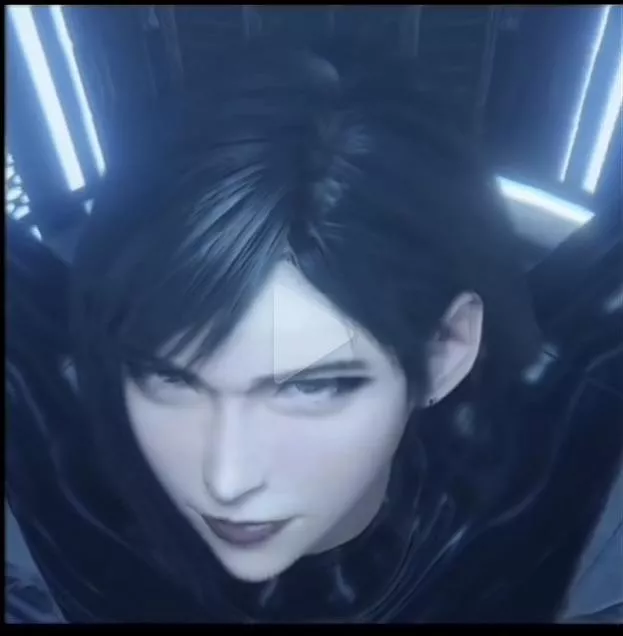 LF Color Source: black leotard suit, black hair