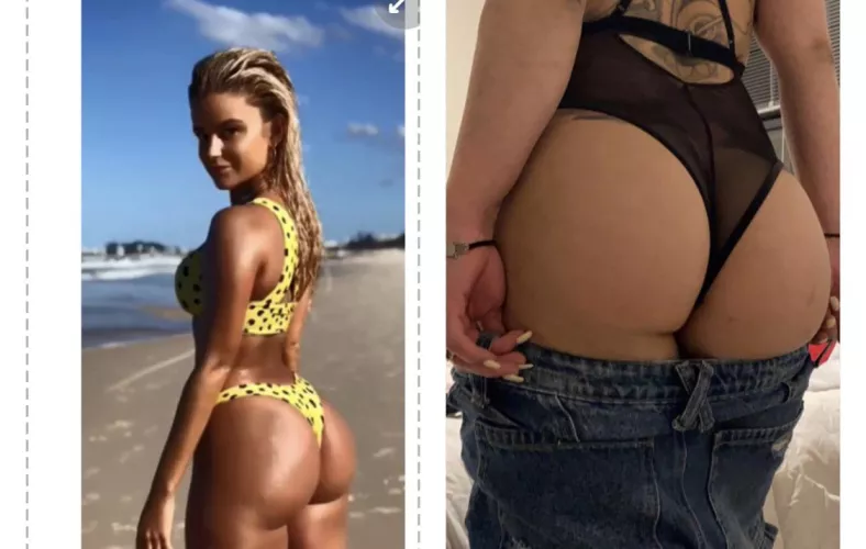 My followers asked and here it is model vs me!