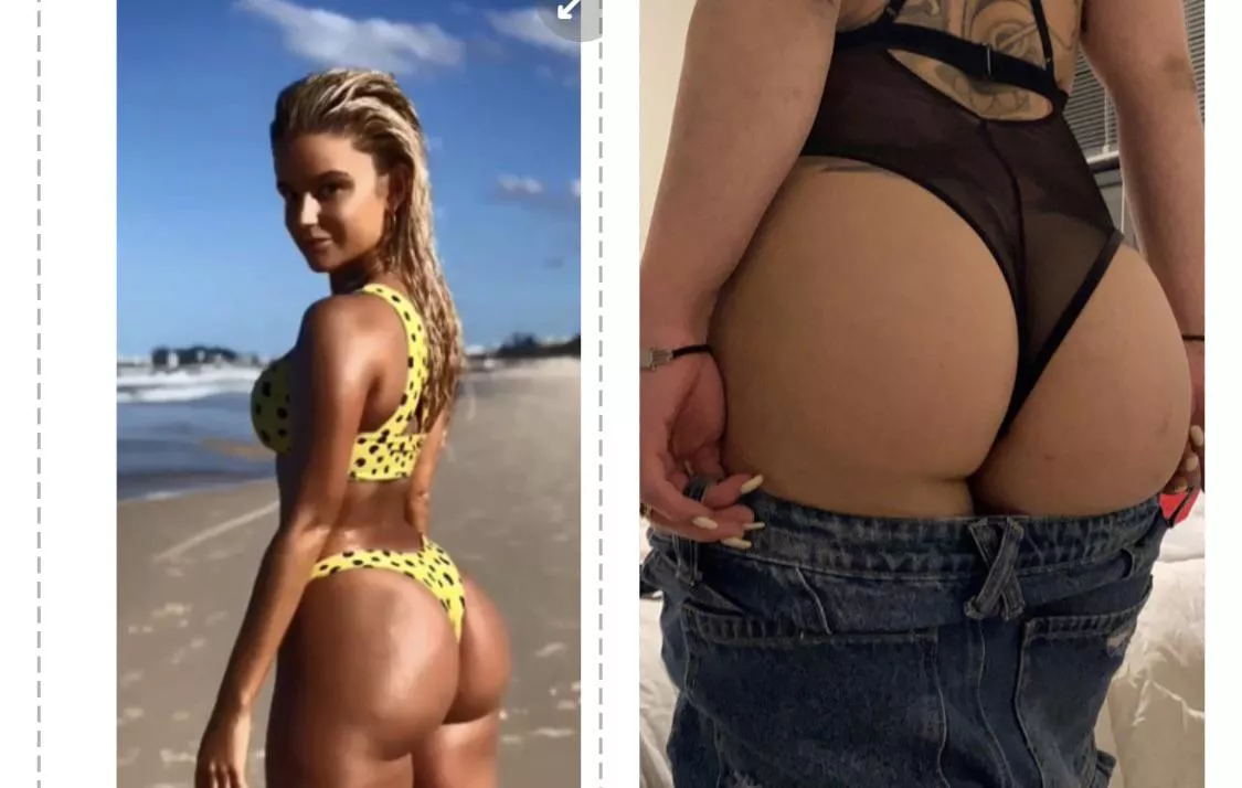 My followers asked and here it is model vs me!