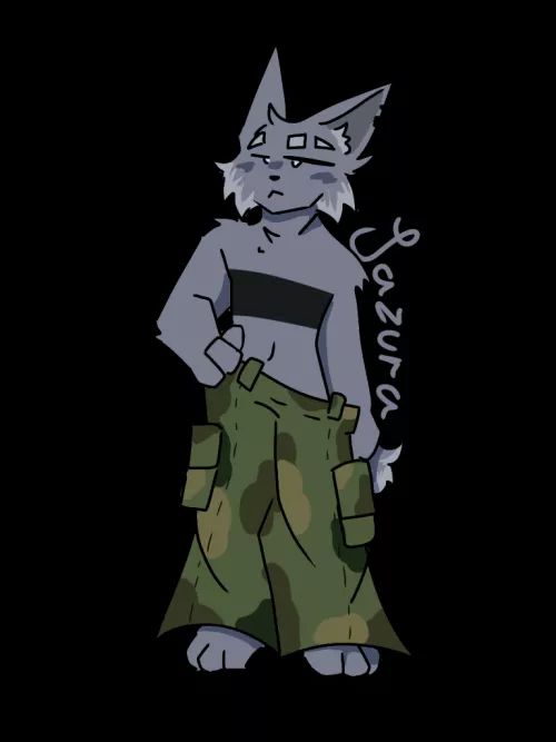 My fursona <3 a wild Polish cat! 🇵🇱