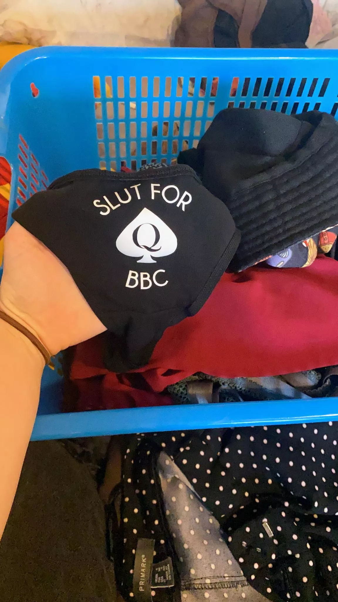 My stepdad unloaded my laundry and folded these. I actually want to curl up and die right now. I can never look him in the eye again.