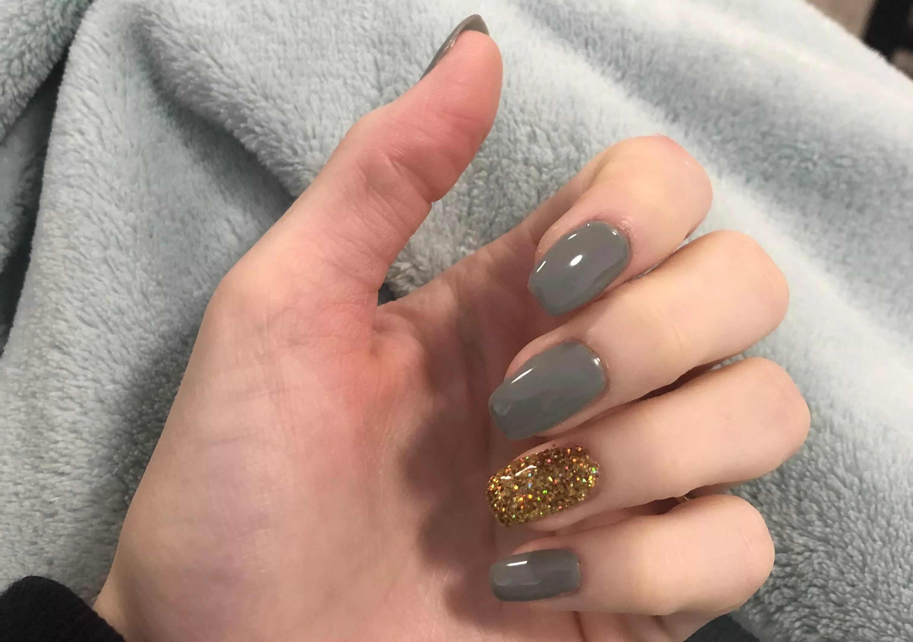 new, simple but I like the glitter