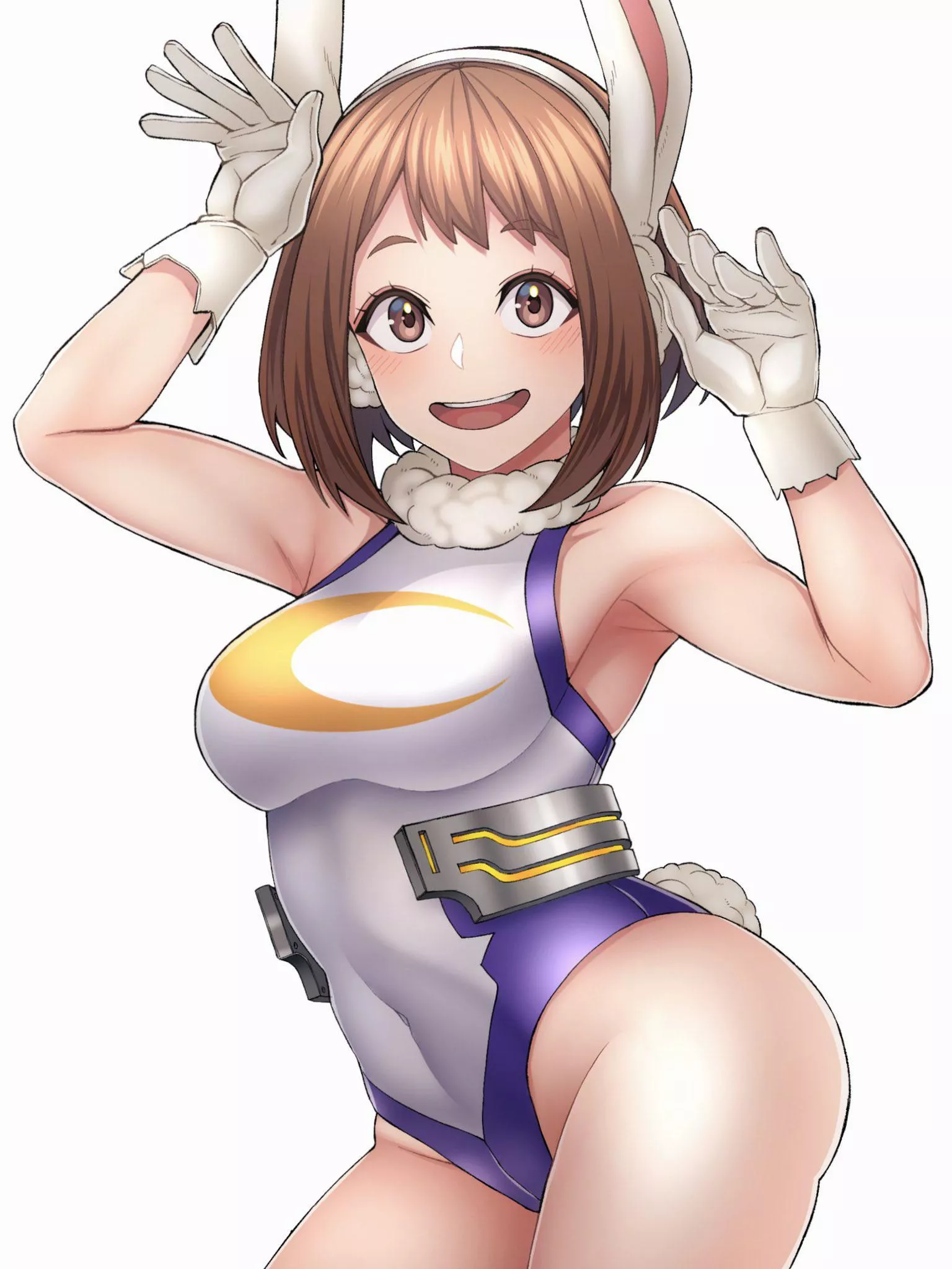 Ochako in mirkos outfit (kobaji)