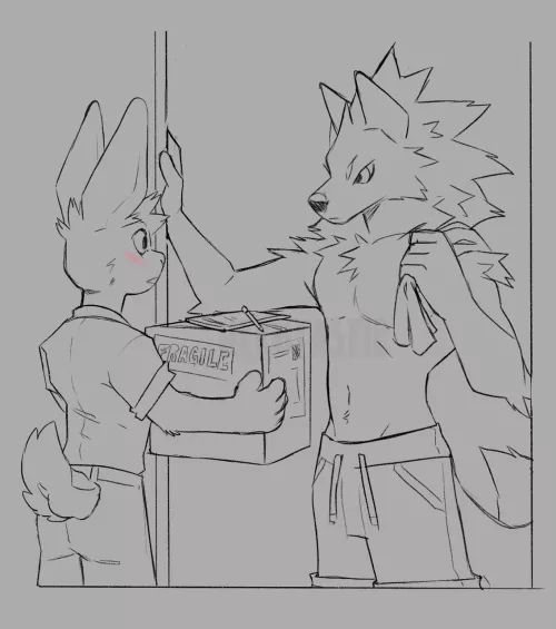 Package delivery! (@herutastic)