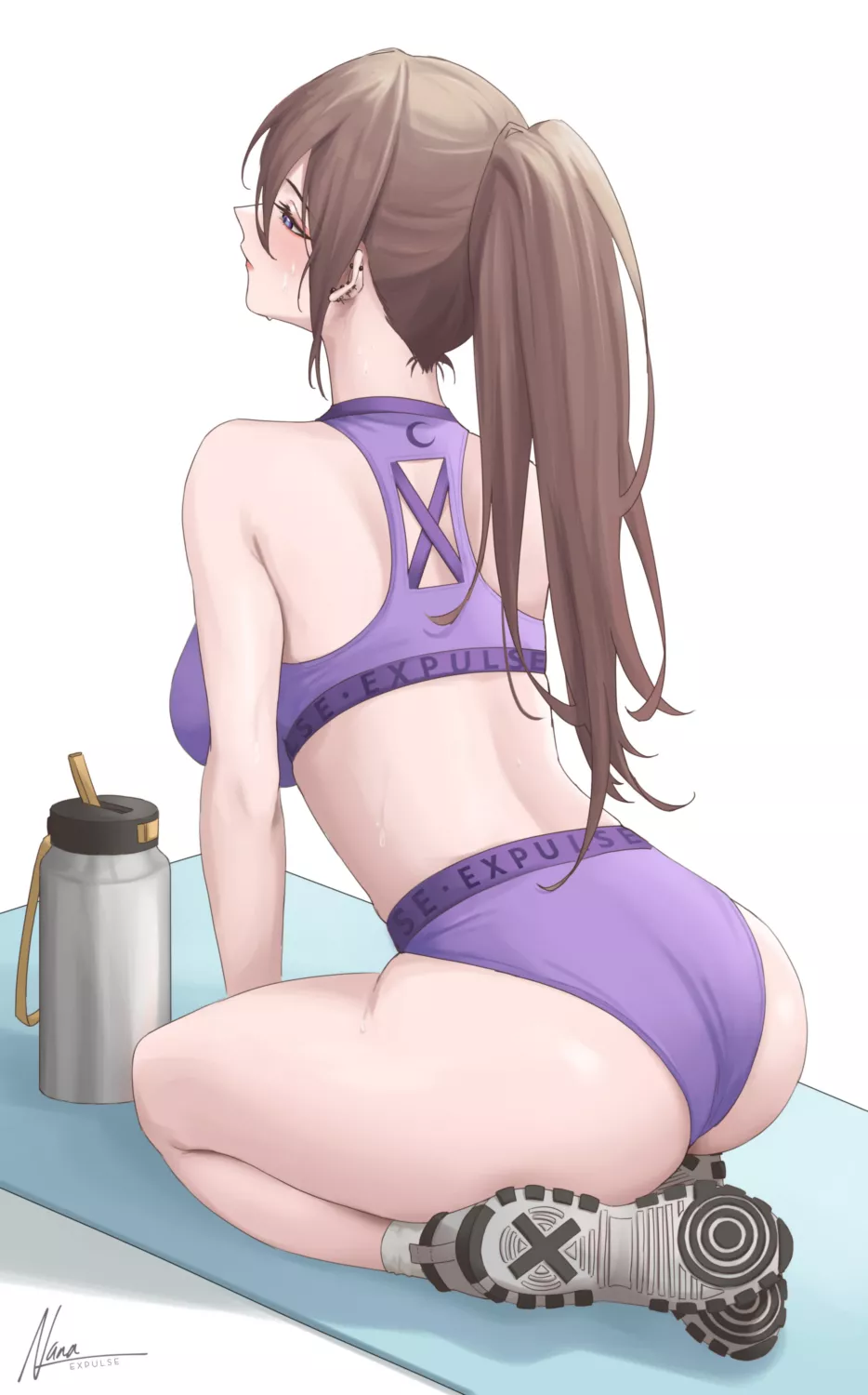 Purple Activewear [Artist's Original]