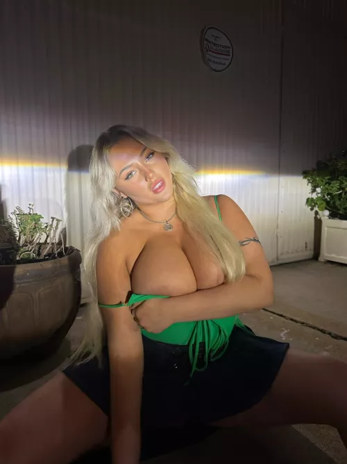 Put your cock between my soft tits and enjoy