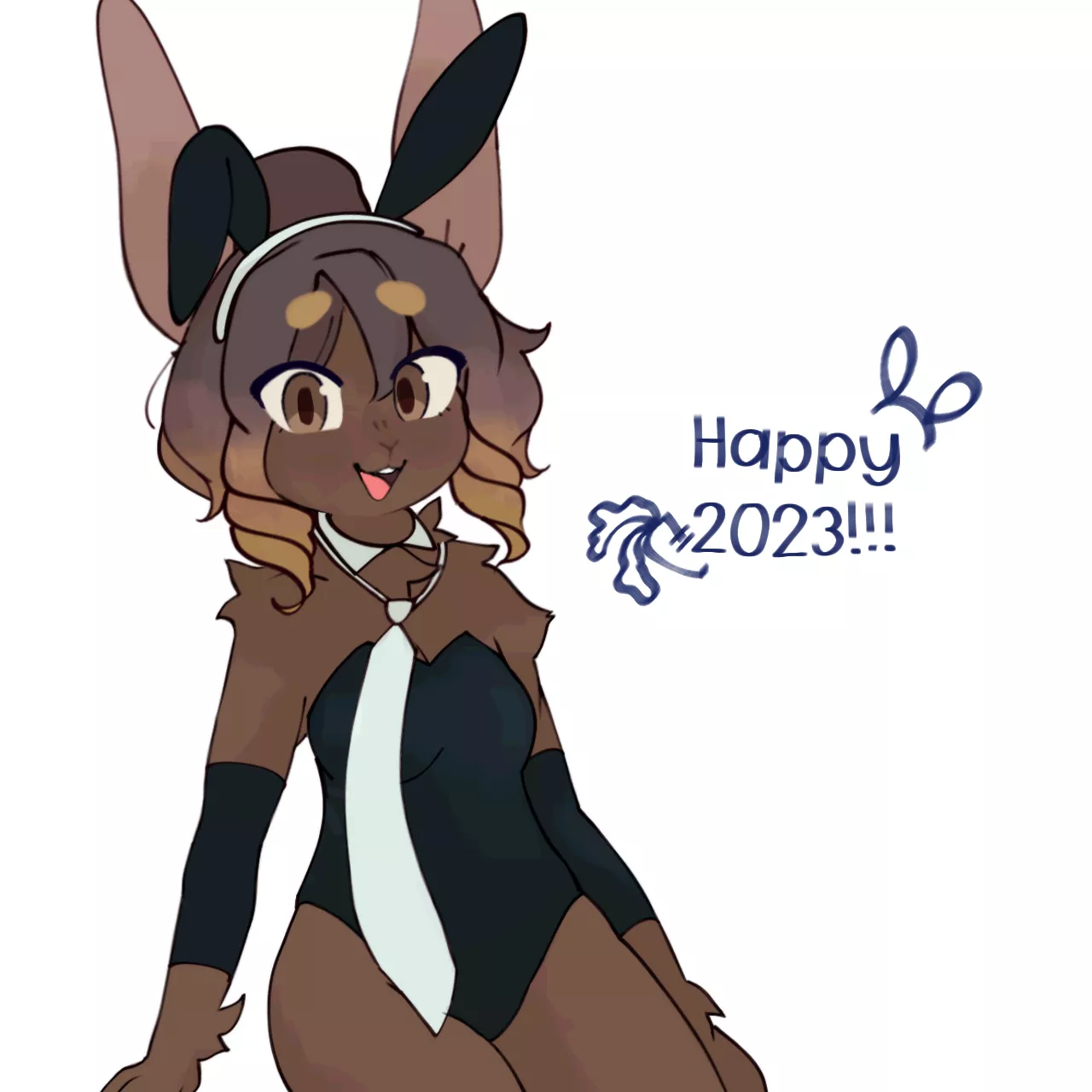 [Q] maybe? I made my oc have double bunny ears now for year of the rabbit.
