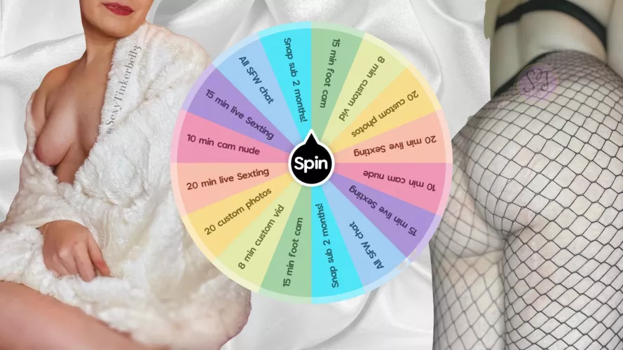 [selling] $25 Wheel🍭Wears🍭Sexting🍭Domme Sessions and lots more! Dm me for more information! [kik] pixiechick1996 [snap] texastink1996