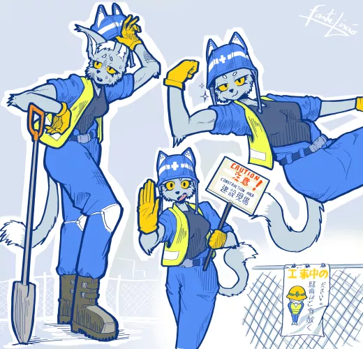 She works hard for the money! (art by me)