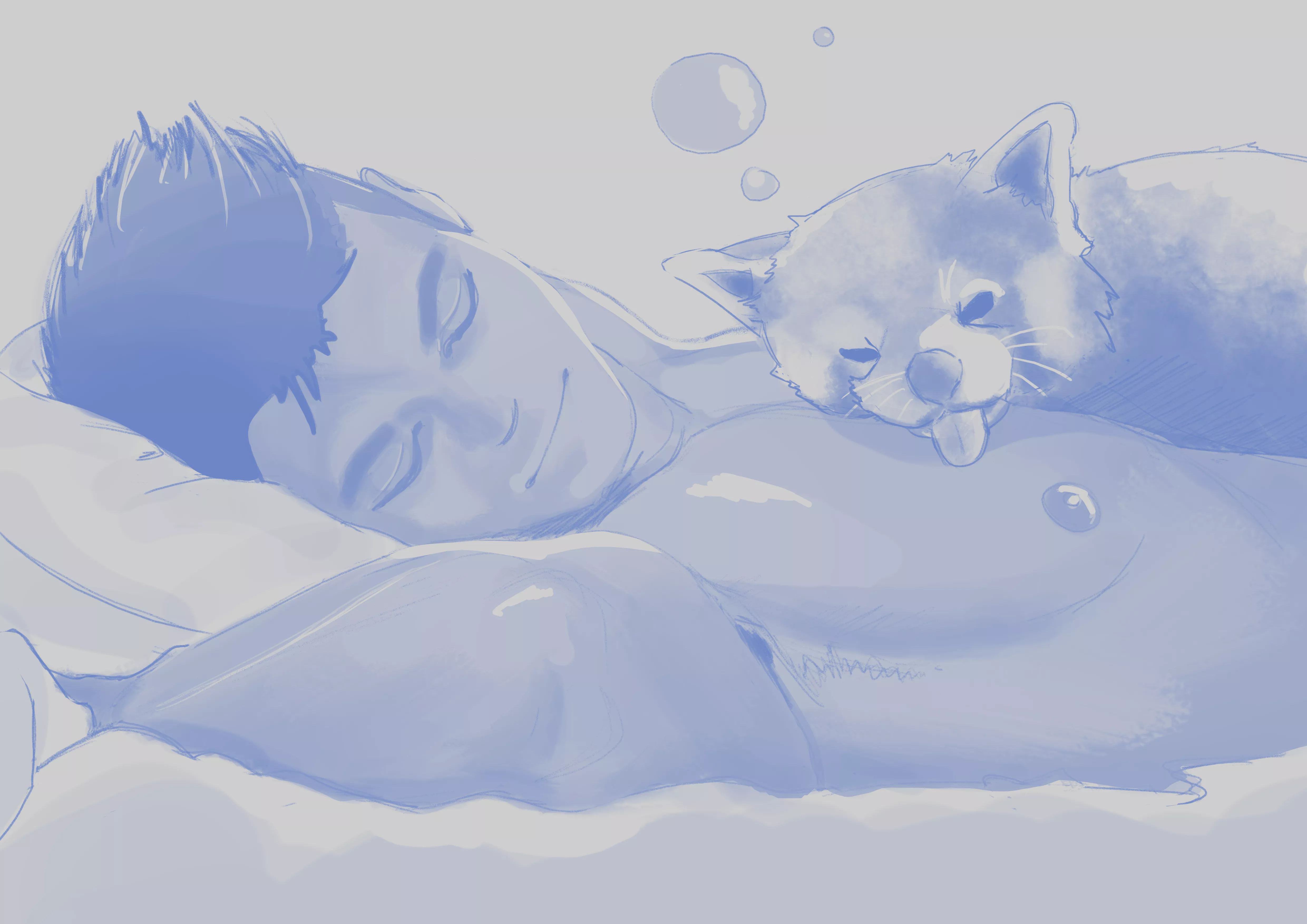 Sleepin' panda (by me)