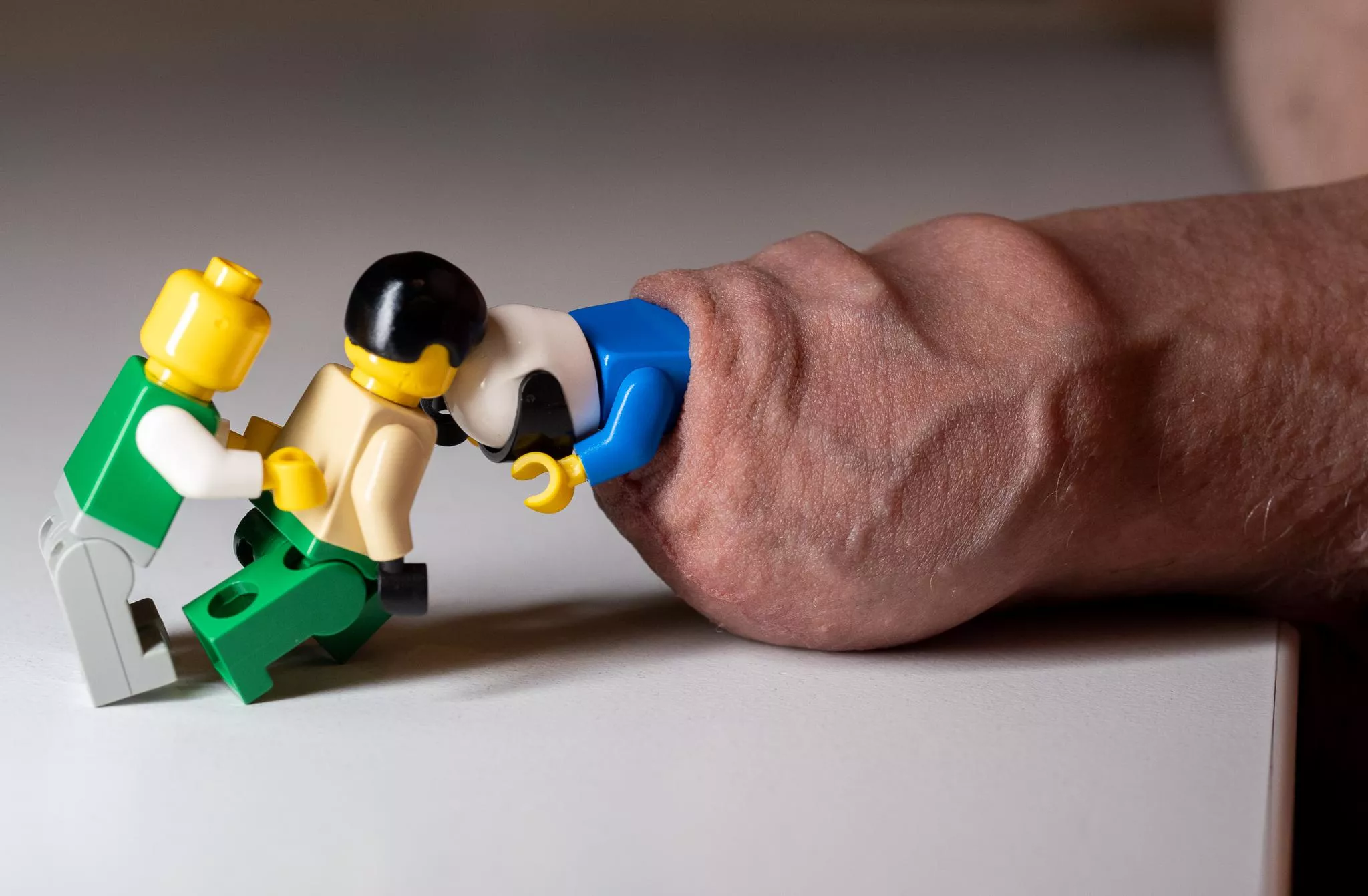 someone got stuck under my foreskin...