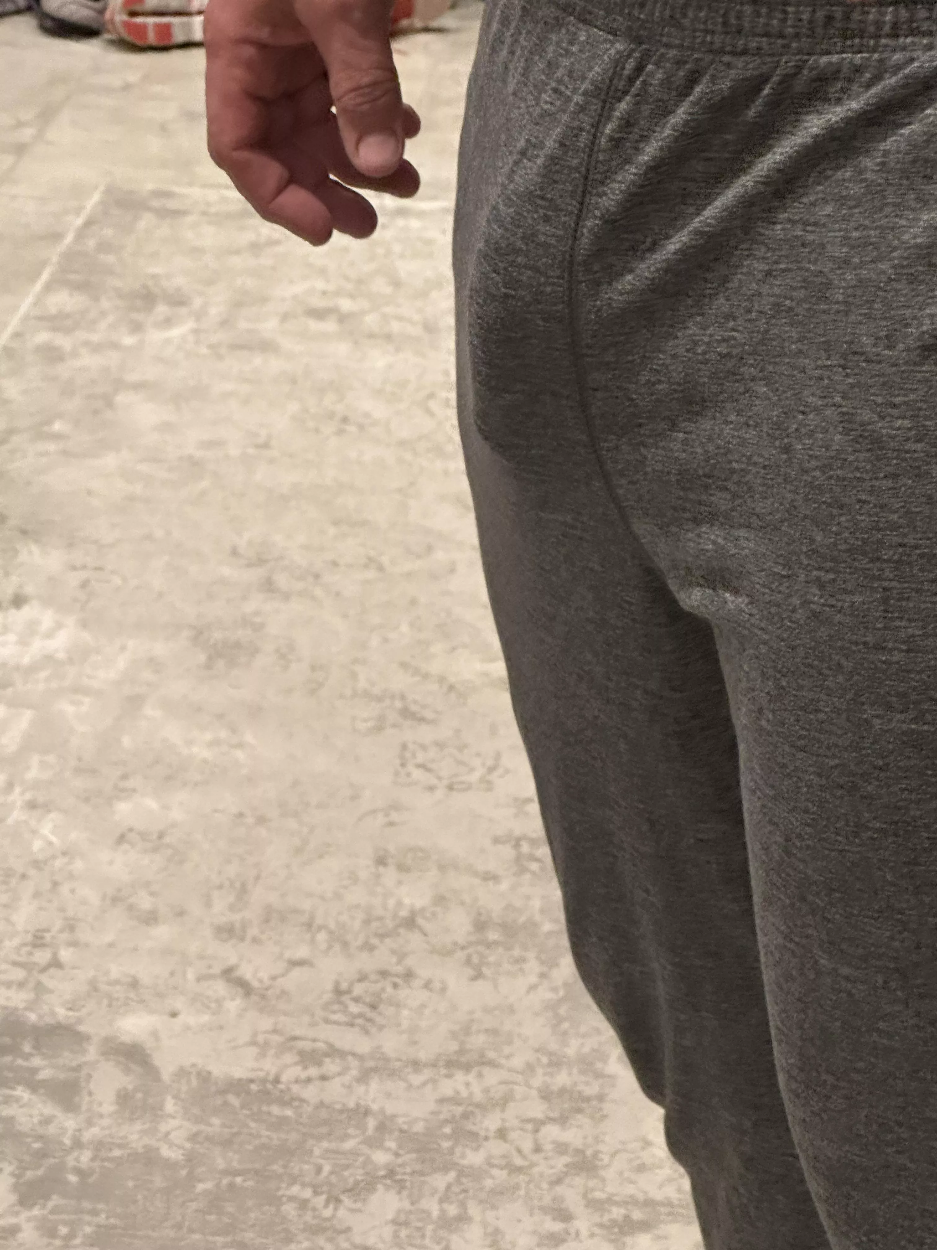 Something satisfying about an after-sex cock outline