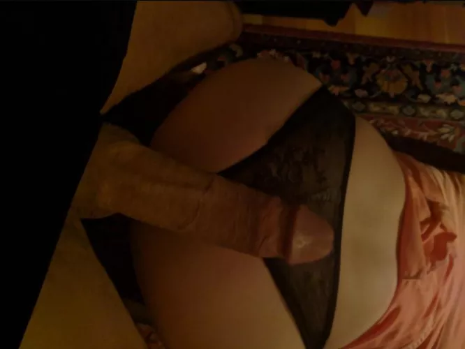 the first huge cock I've played with