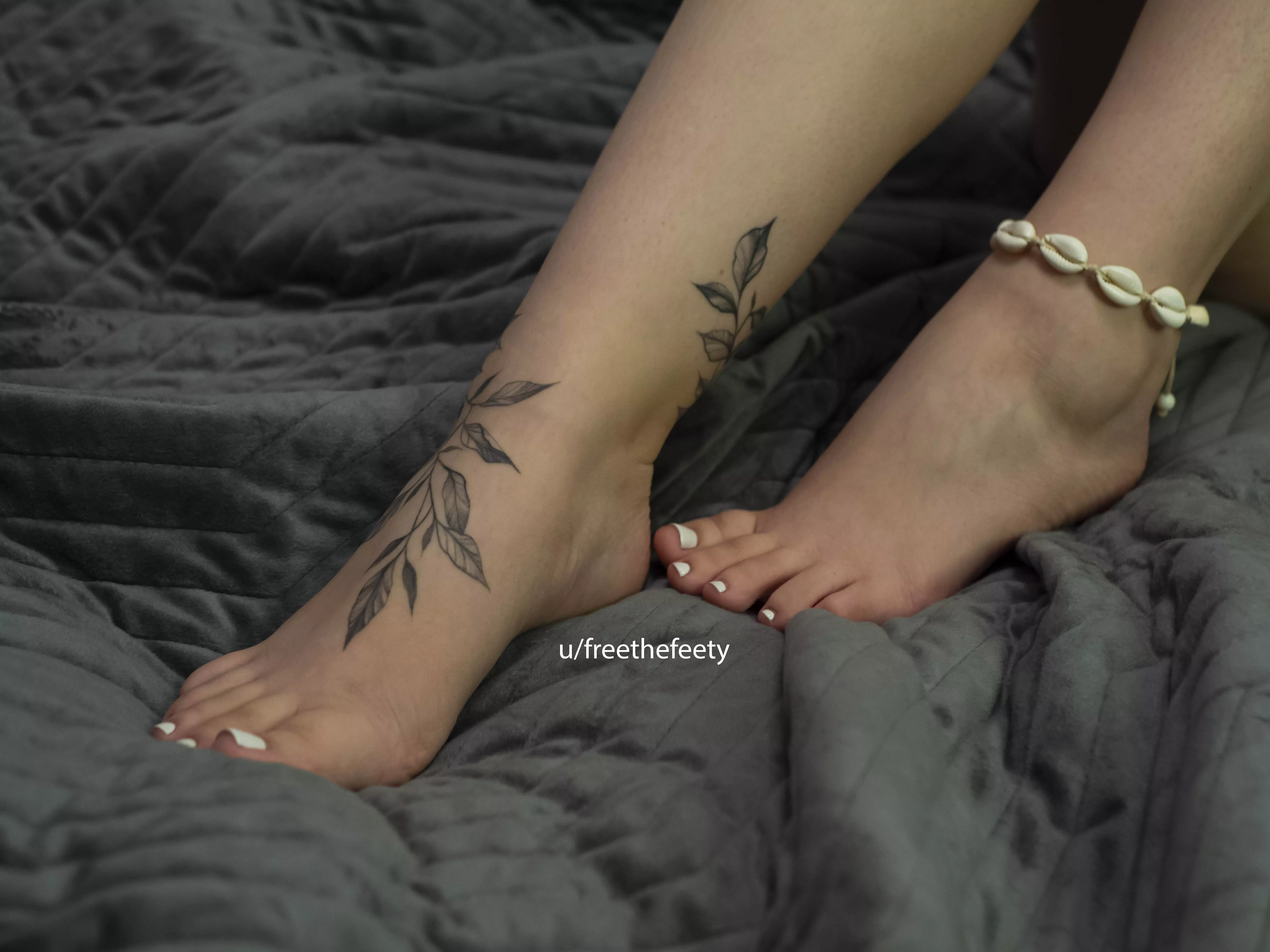 There is something about the white toenails...