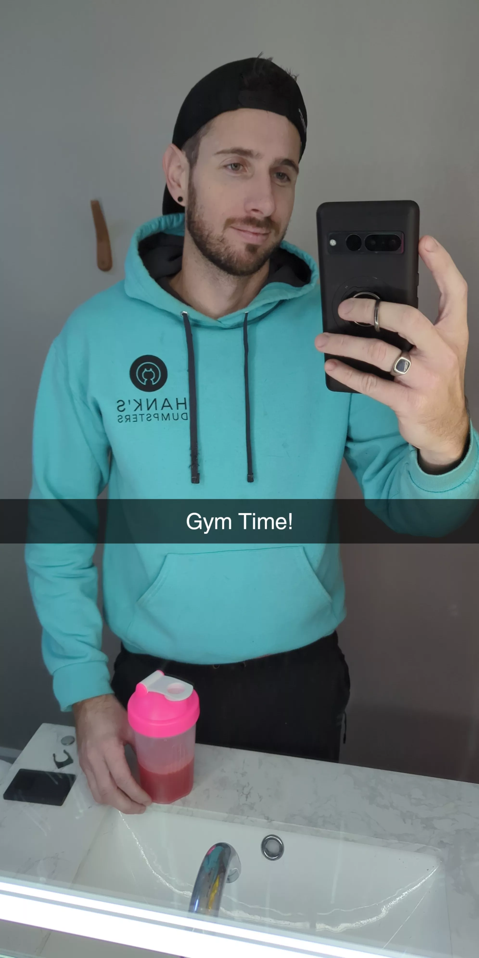 Time to workout my back and biceps! stay tuned for post gym swole pics ;)