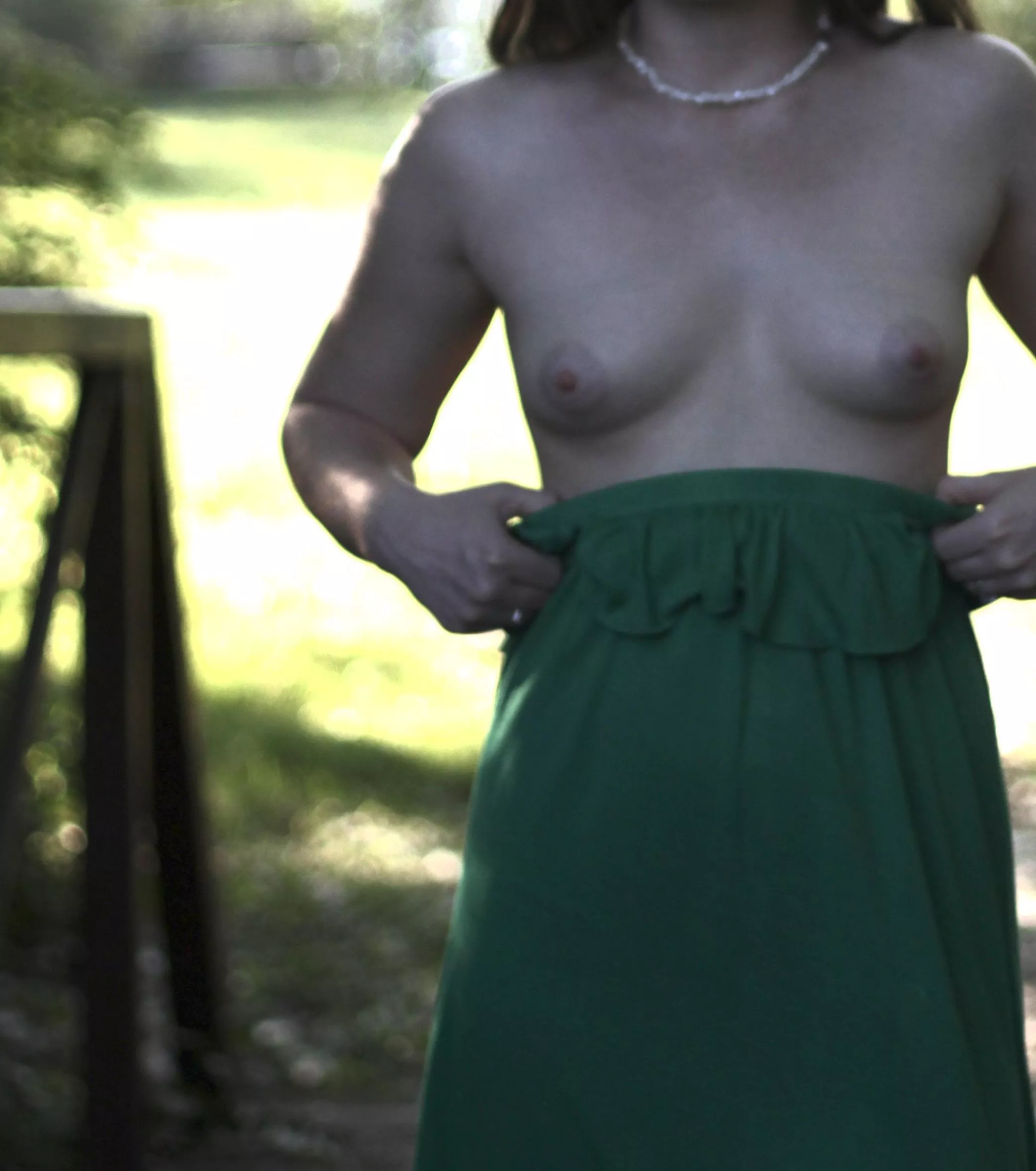 Tits out at the park, always (F)un!