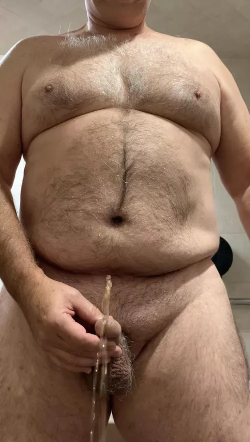 Truckstop shower piss