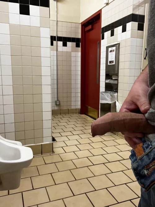 Waiting for someone to walk in