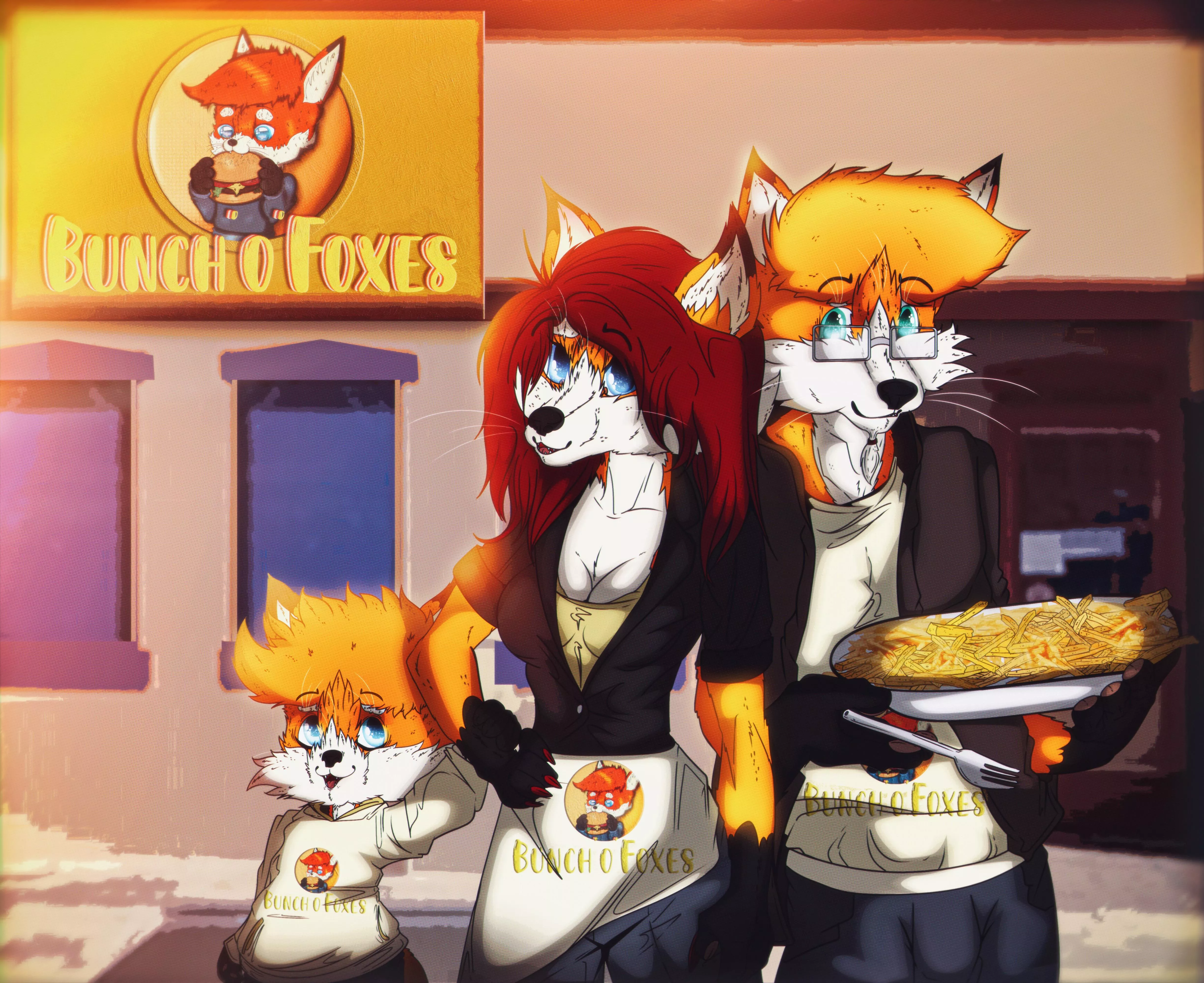 Welcome to Bunch'o'Foxes! (Art by me: 0l-Fox-l0)