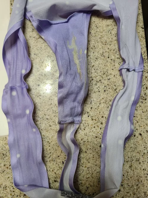 Who doesn't like a women's cream in their thong?! :)