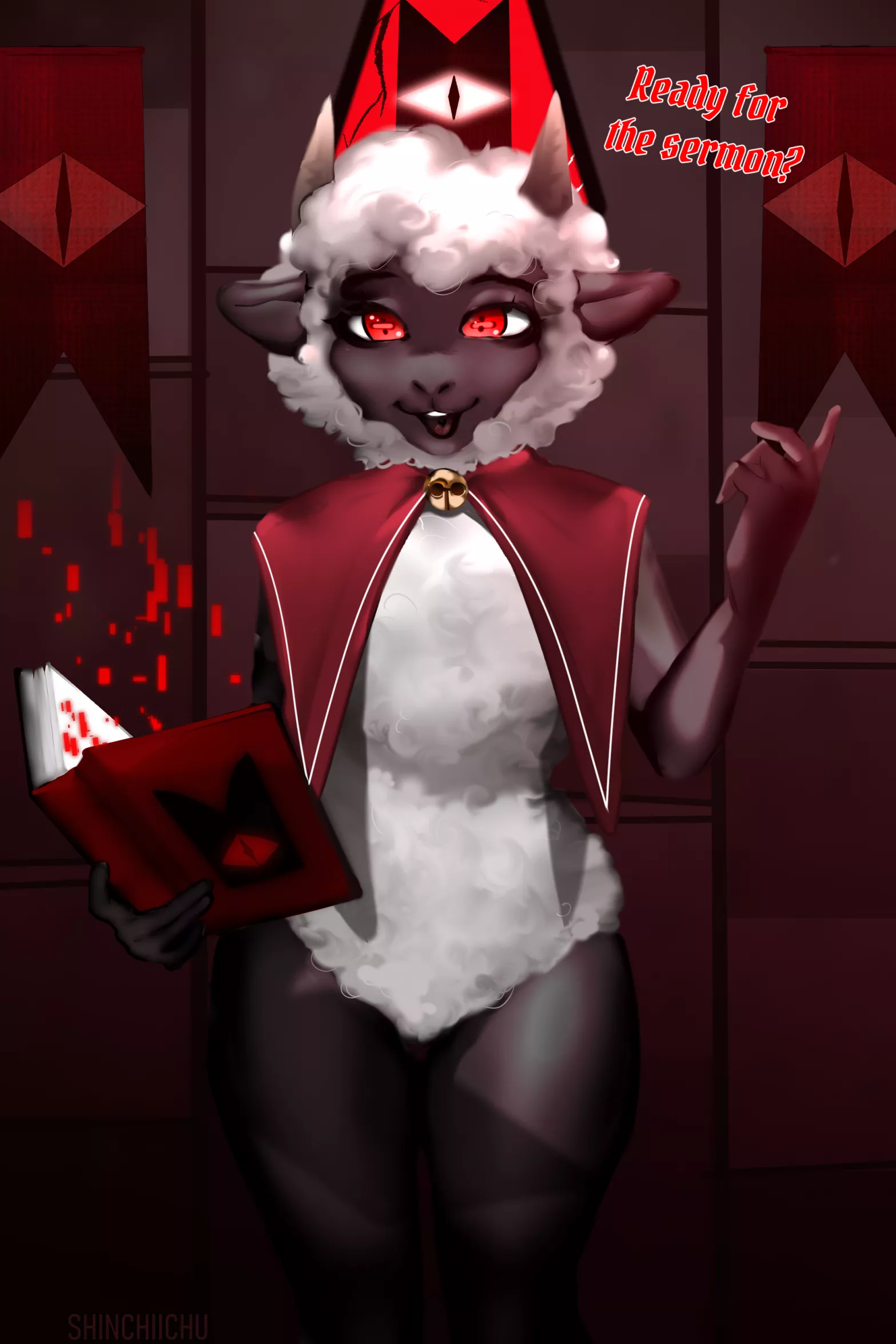 Who else is addicted to Cult of The Lamb? [Art by me, Shinchiichu]