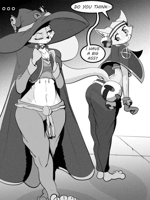 A Silly little doodle I did to practice screentones (Art by me)