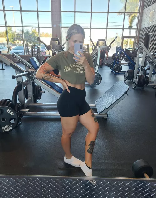 A sweaty girl is a happy girl