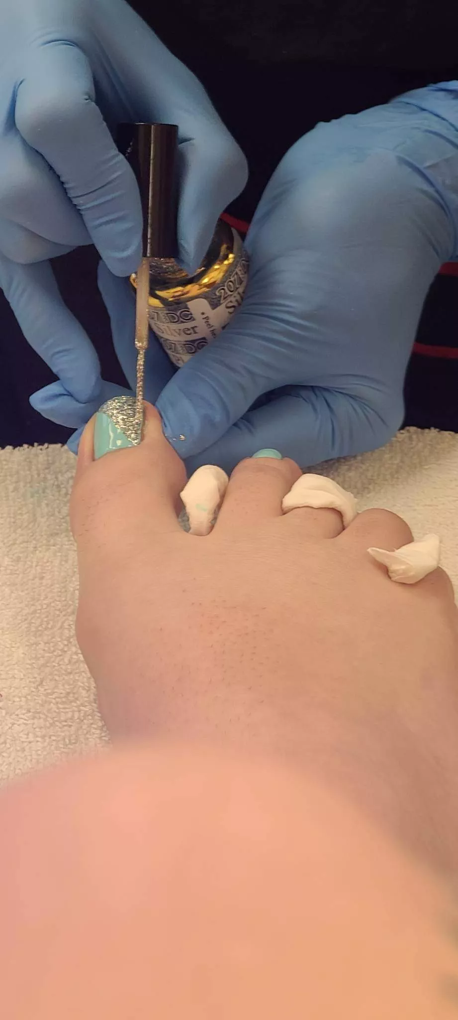 after being pampered these toes are ready to suck