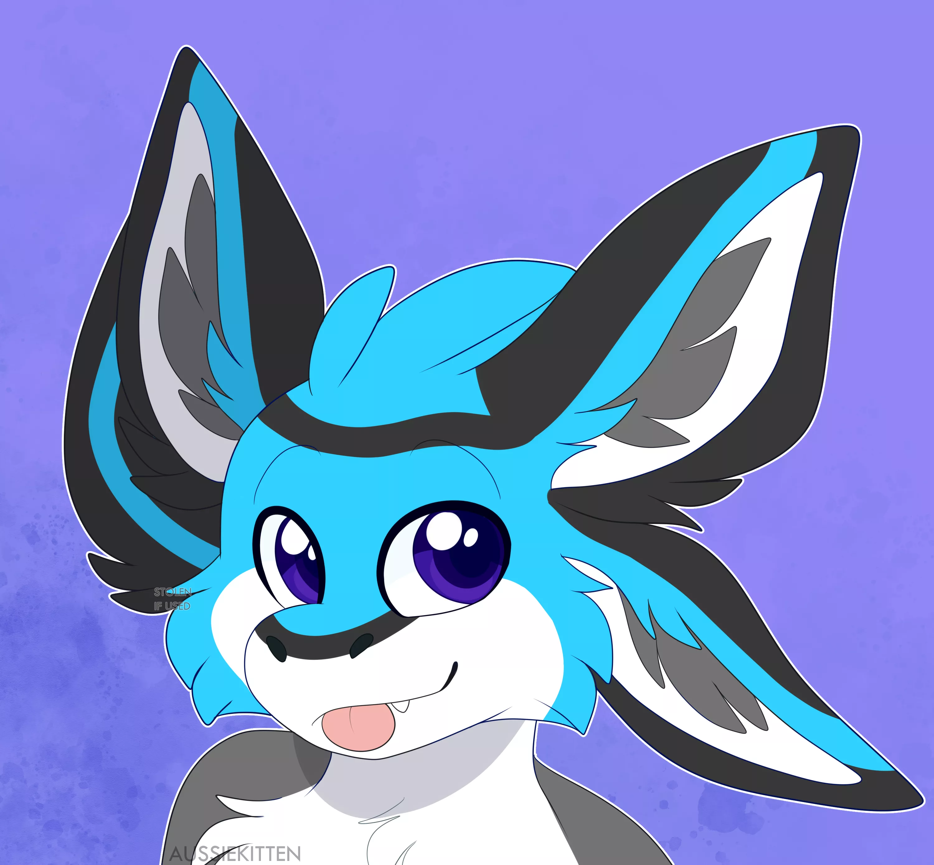 Avali blep! 🌿 | [Art by myself @aussie_kitten | Comm for @AsherDutchie !!]