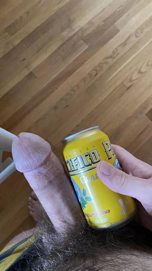 Cock and Pacifico Can