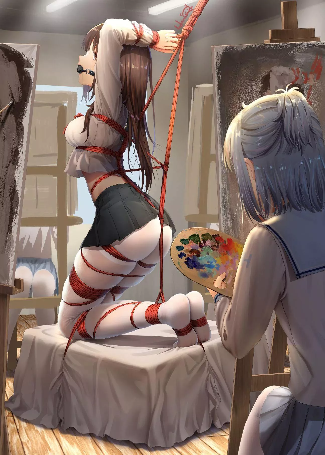 Couple of girls having some fun