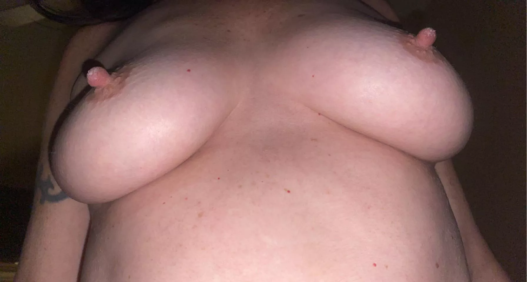 Dried milk on the nips