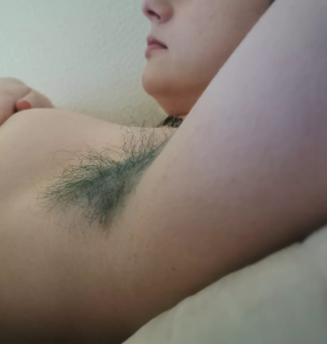 Dyed blue for a bit of fun