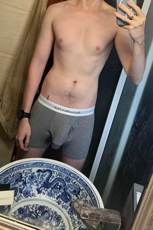 Ever since I got cut 2 years ago my cock head is really visible in underwear and grey sweats