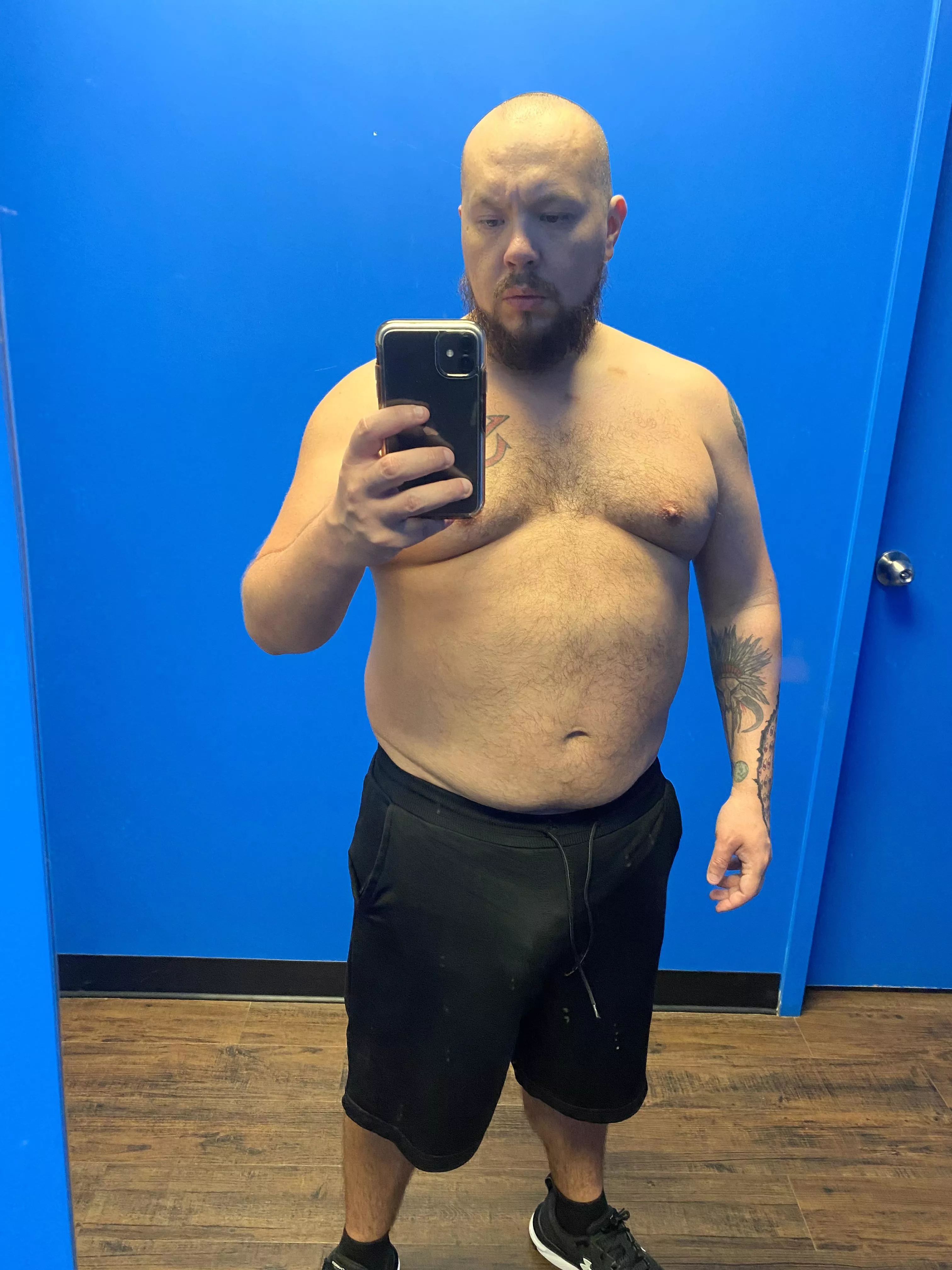 From a few months back after a gym session