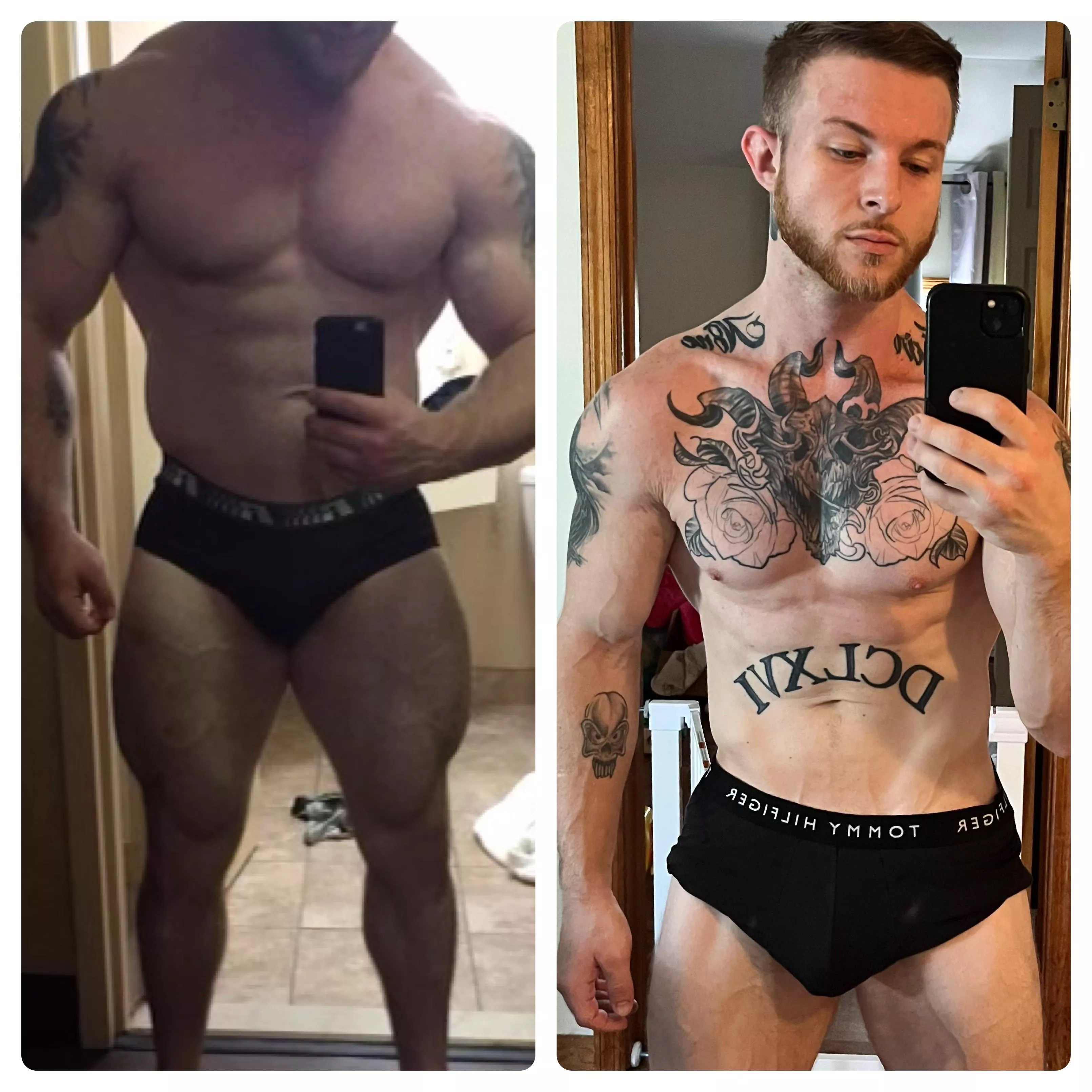 From power lifter to boxer. Which version of me looks best? 🤔