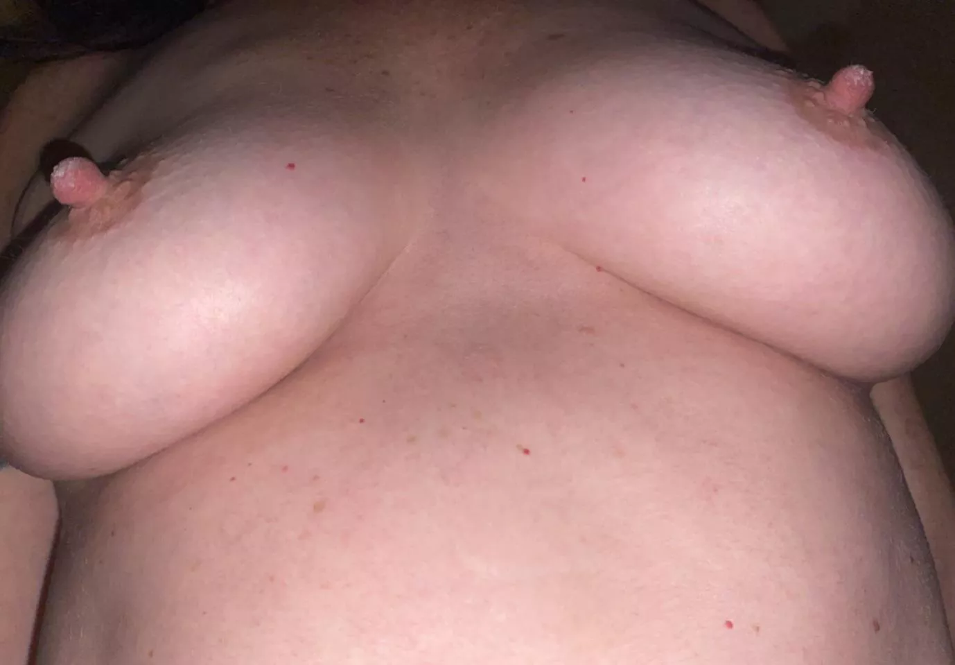 Full. Dry milk on the nips