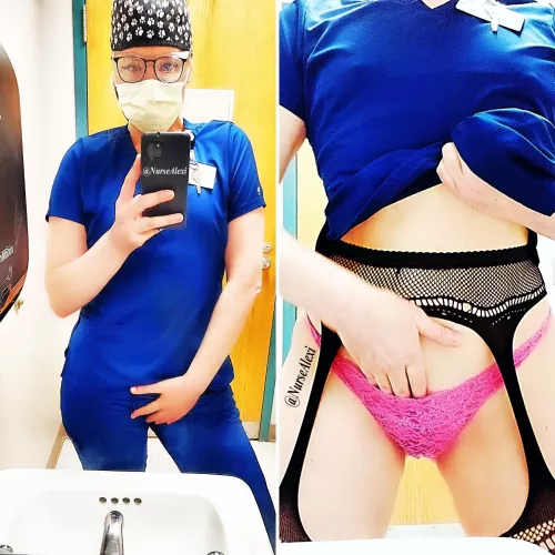 Hidden life of a naughty nurse...