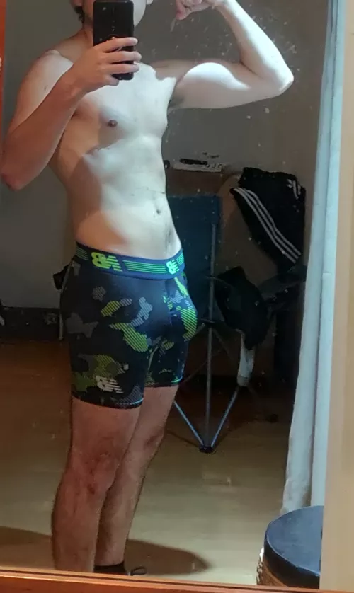 I get a bulge after a workout. Do you approve?