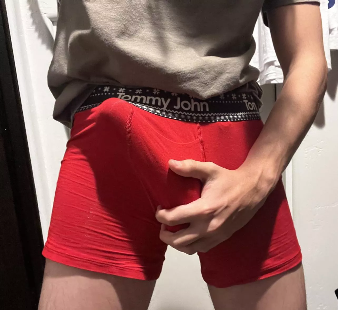 I got this underwear as a Christmas present, and I just had to break them in 😁