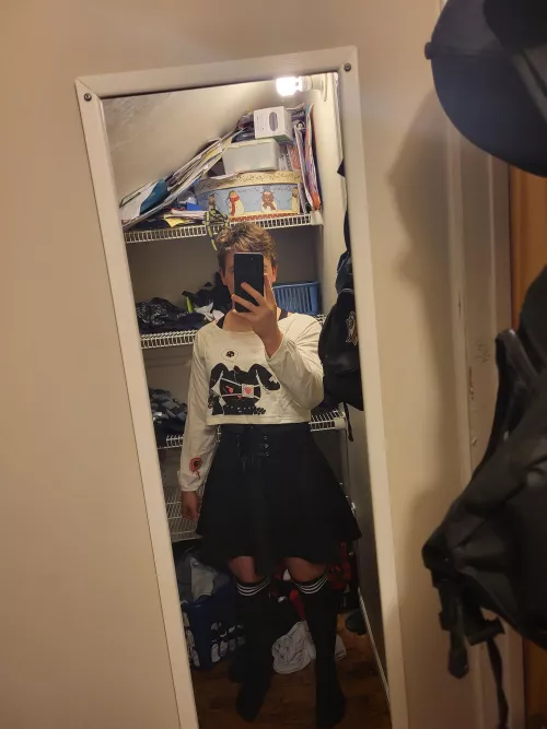 I thought I looked cute in this outfit