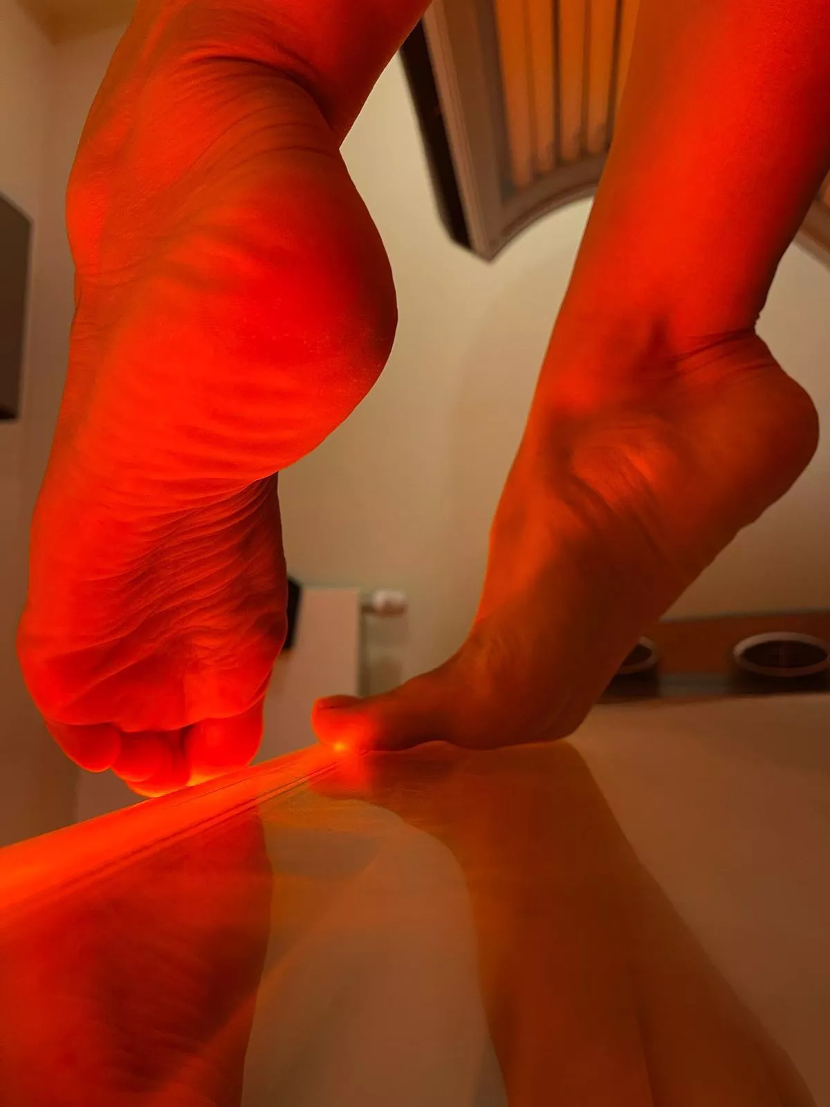 I was in tanning bed. Would u touch them?