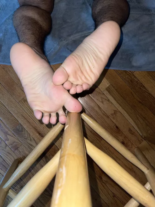 I wish it was your cock instead 👣🍆
