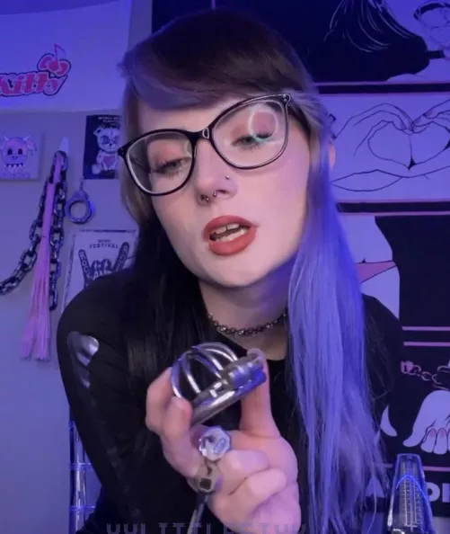 I’m going to keep that cage secure and tight. Dommy is in control now..