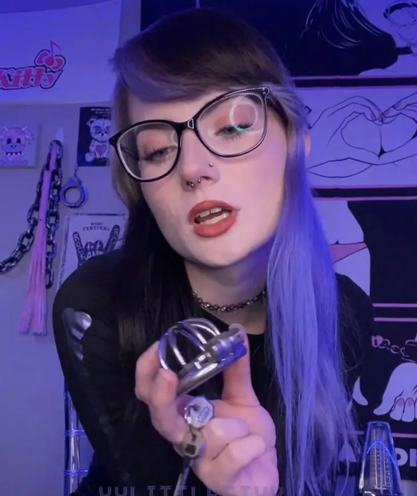 I’m going to keep that cage secure and tight. Dommy is in control now..