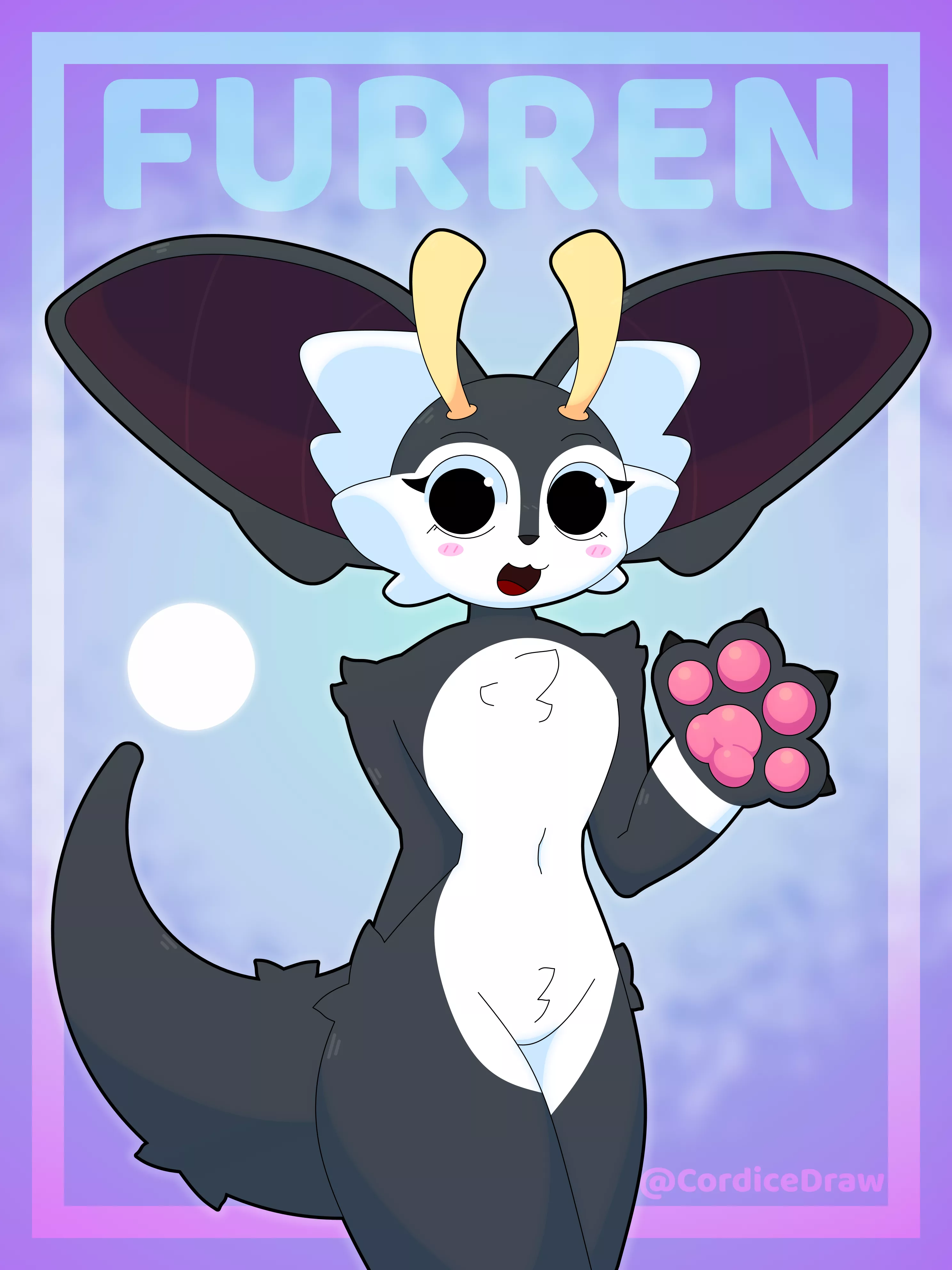 I'm happy to start the year with this new drawing of my fursona, with his beans ! i'm really proud of this one :3 [Twitter : @CordiceDraw]