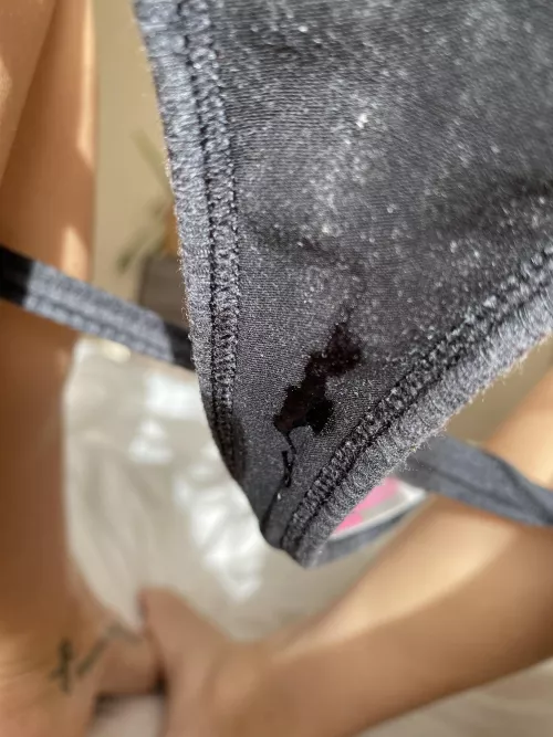 Just got done sexting with a gf and my pussy was leaking