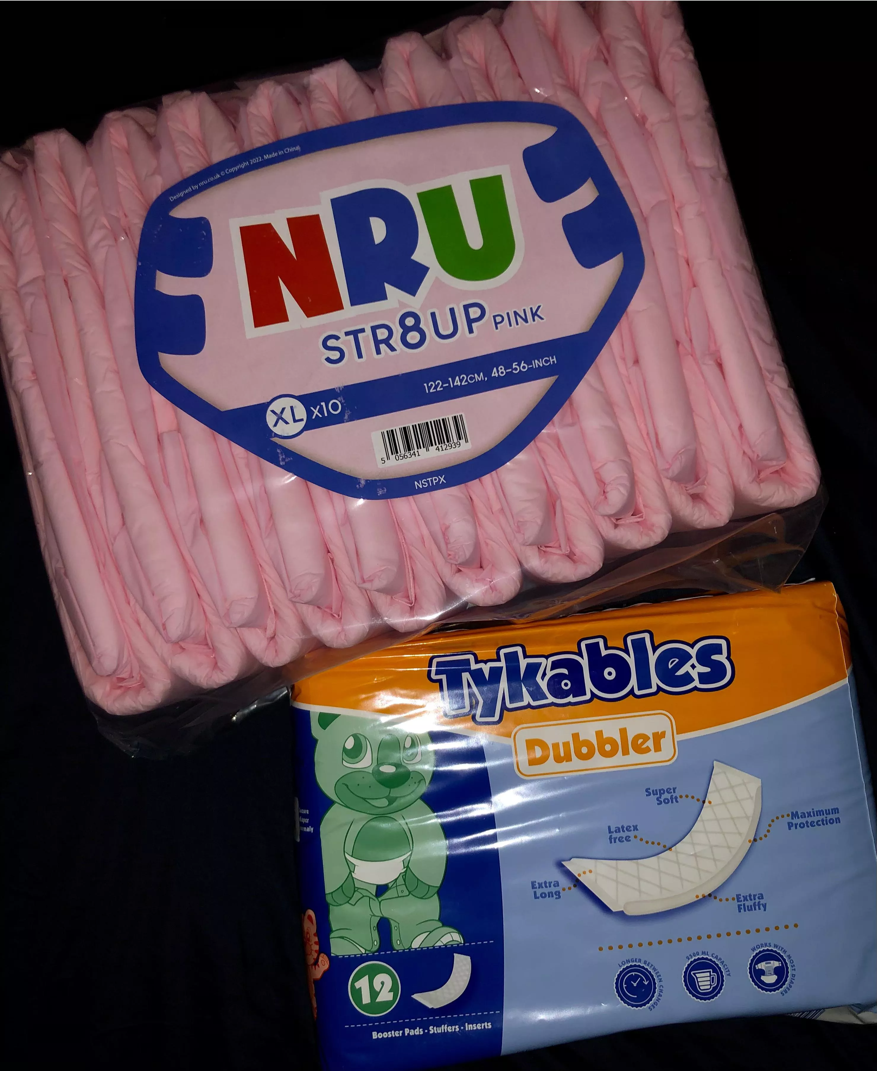 Just got my new pink Str8ups! How cute, right? 🎀🧸🌙