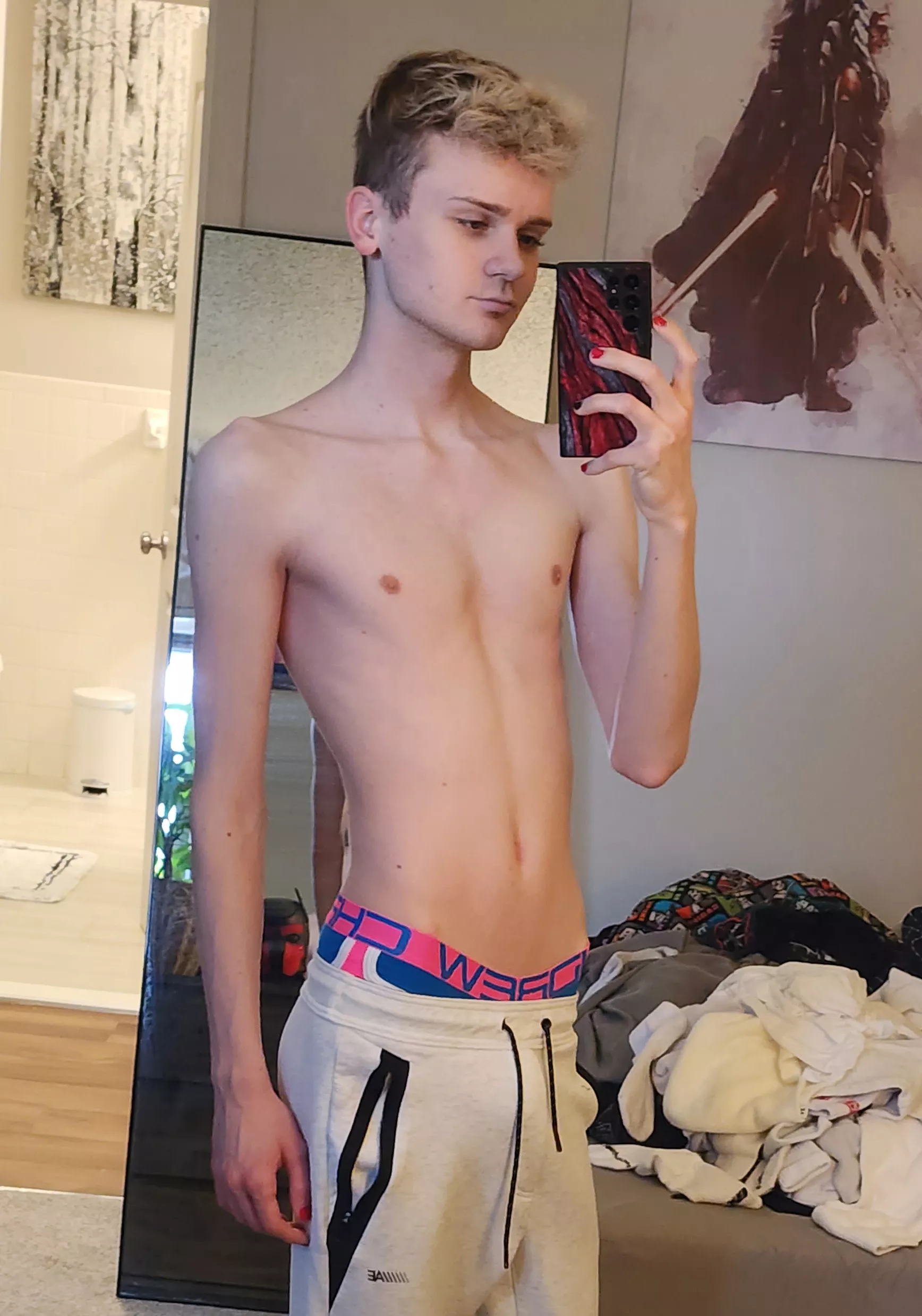 just hanging out, hbu?