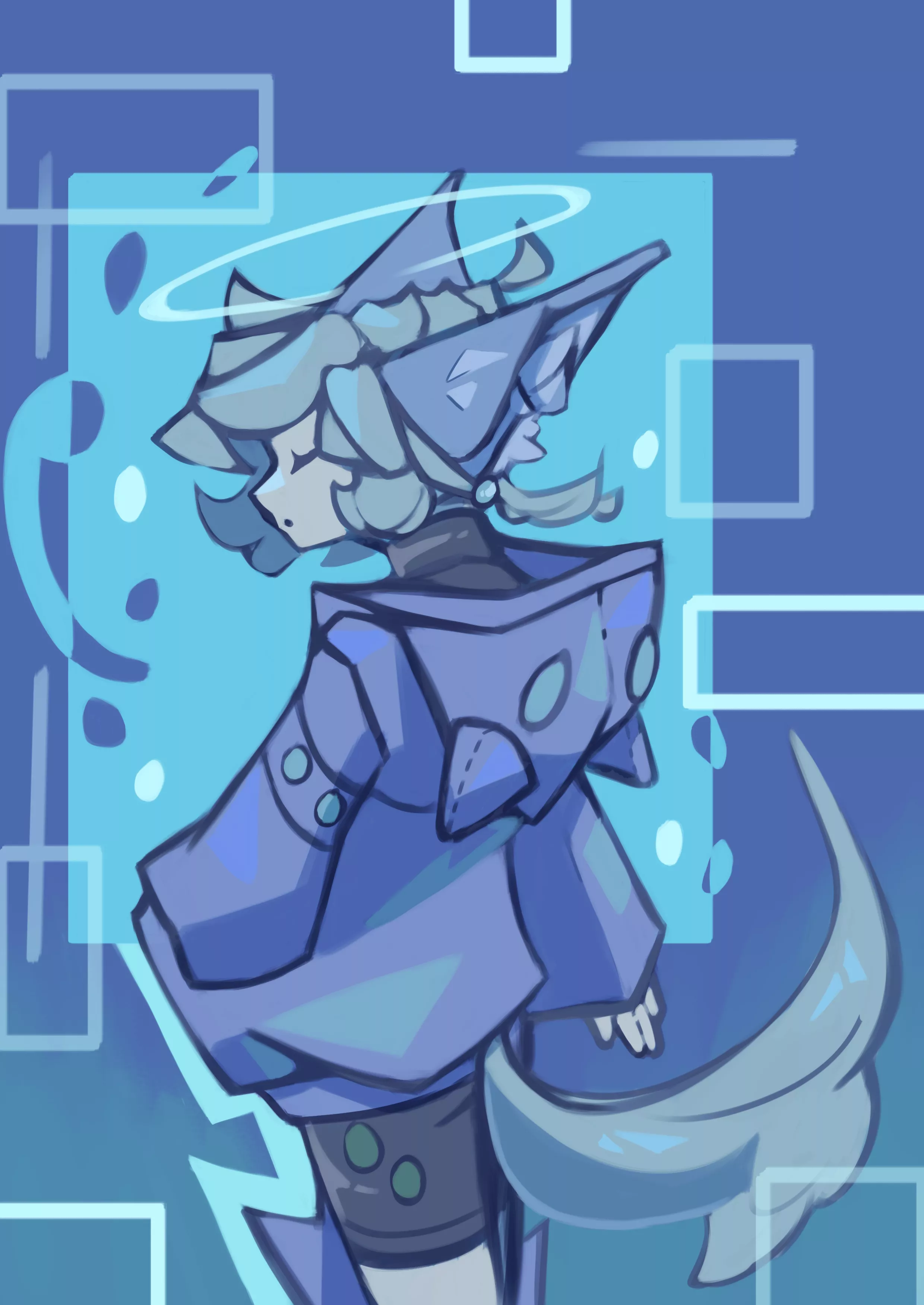 Just wanted to make something aesthetic | (art by me)